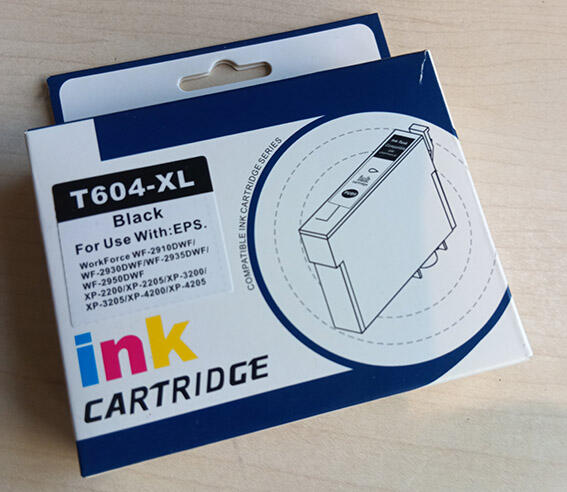 Epson 604XL sort blækpatron kompatibel